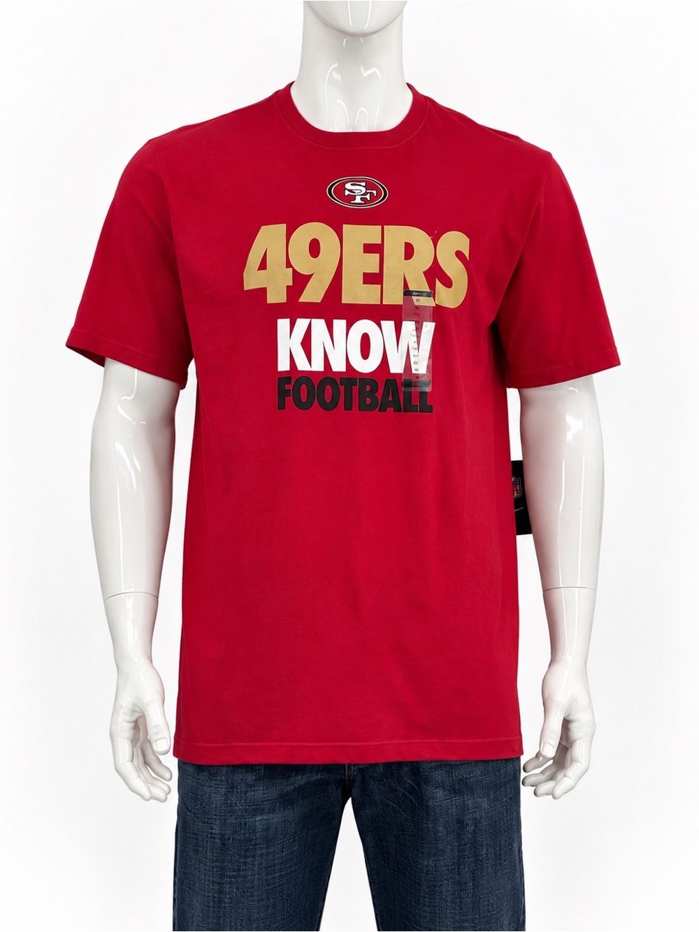 Nike San Francisco 49ers Know Football NFL Graphic T-Shirt NWT